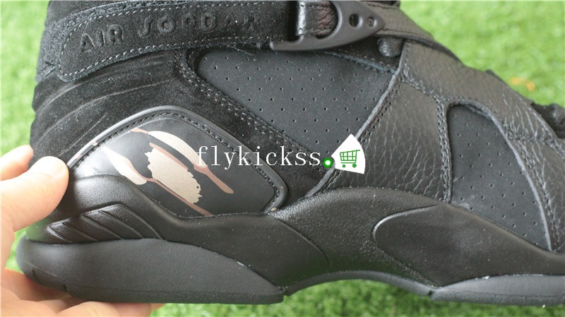 Authentic Air Jordan 8 Retro OVO Black